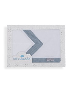 Trip Minicuna 100% Alg Mod Astrid Bco/Petroleo