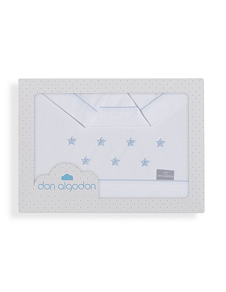 Trip Minicuna 100% Alg Mod Enzo Bco/Azul