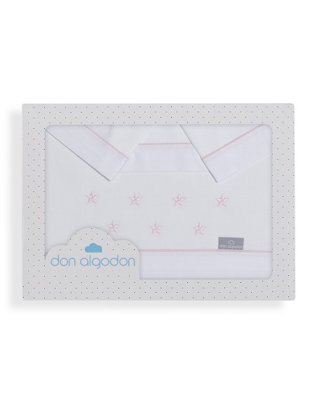 Trip Minicuna 100% Alg Mod Enzo Bco/Rosa