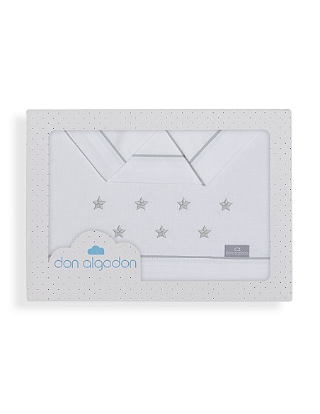 Trip Minicuna 100% Alg Mod Enzo Bco/Gris