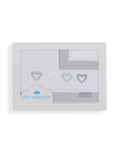 Triptico Minicuna Mod Cuore Bco/Gris