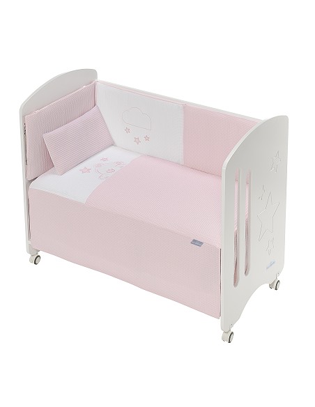 Coordinado 3 Piezas Cuna Mod Viggo Rosa