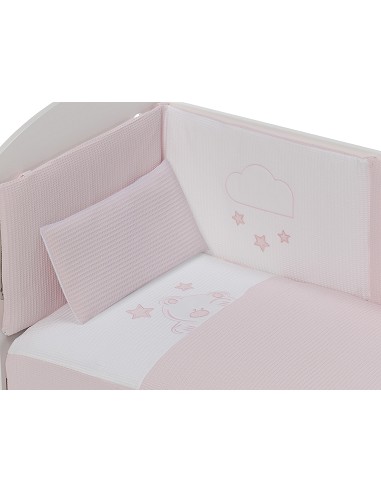 Coordinado 3 Piezas Cuna Mod Viggo Rosa