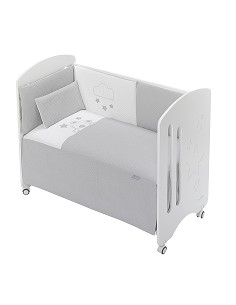 Coordinado 3 Piezas Cuna Mod Viggo Gris