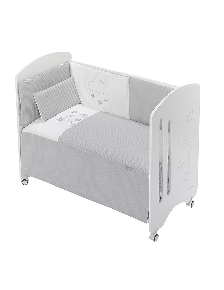 Coordinado 3 Piezas Cuna Mod Viggo Gris