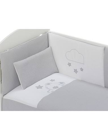 Coordinado 3 Piezas Cuna Mod Viggo Gris
