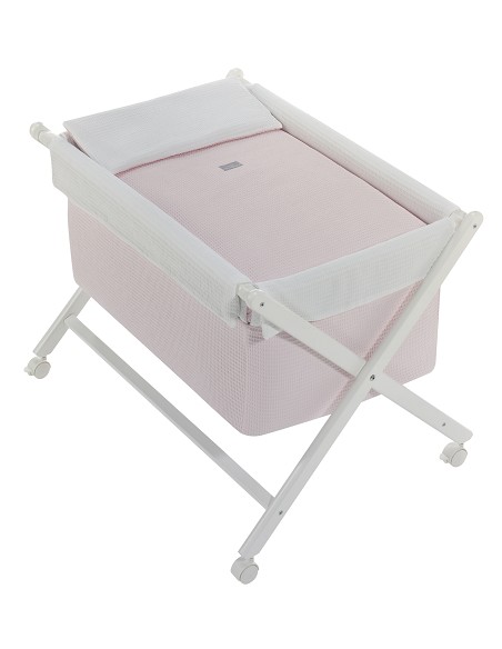 Minicuna +Textil Mad Bca Mod  Astrid Rosa