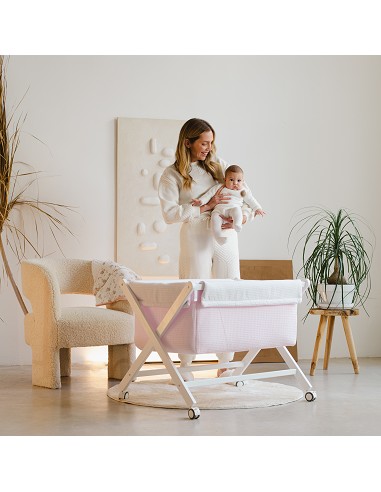 Minicuna +Textil Mad Bca Mod  Astrid Rosa