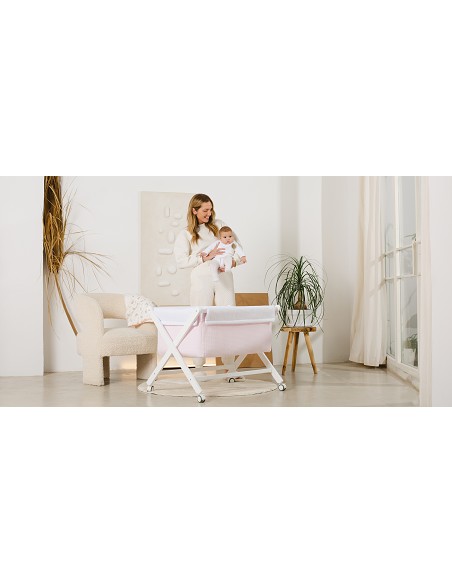 Minicuna +Textil Mad Bca Mod  Astrid Rosa