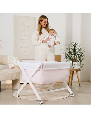 Minicuna +Textil Mad Bca Mod  Astrid Rosa