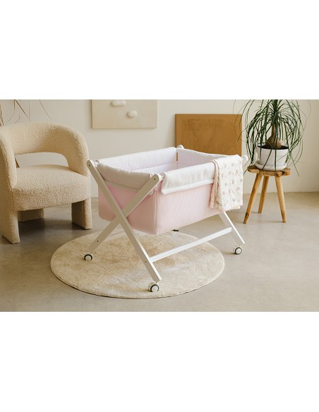 Minicuna +Textil Mad Bca Mod  Astrid Rosa