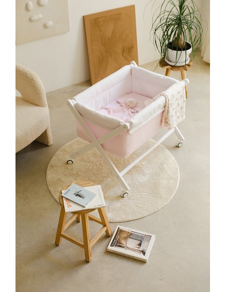 Minicuna +Textil Mad Bca Mod  Astrid Rosa