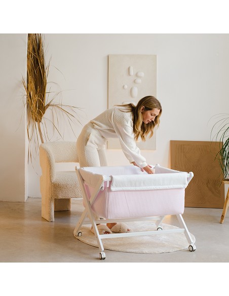 Minicuna +Textil Mad Bca Mod  Astrid Menta