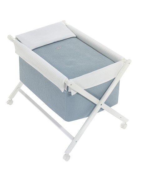 Minicuna +Textil Mad Bca Mod  Astrid Petroleo