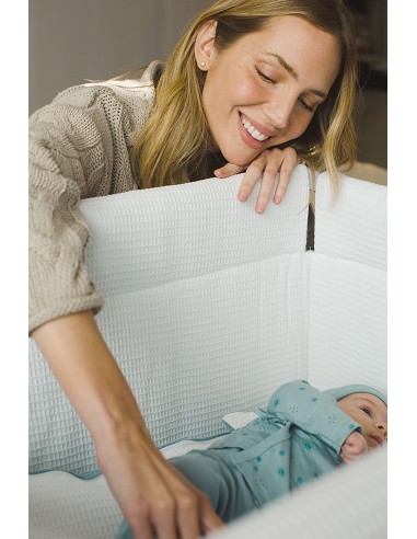 Minicuna +Textil Mad Bca Mod  Astrid Petroleo