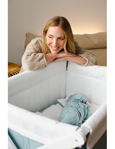 Minicuna +Textil Mad Bca Mod  Astrid Petroleo