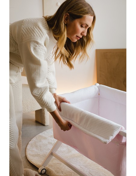 Minicuna +Textil Mad Bca Mod  Astrid Petroleo