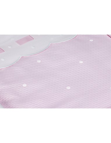 Minicuna +Textil Mad Bca Mod  Zoe Rosa