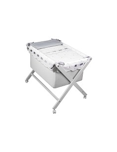 Minicuna +Textil Mad Bca Mod  Zoe Blanco