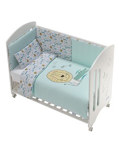 Coordinado Maxicuna 3 Pcs Mod Indara Verde