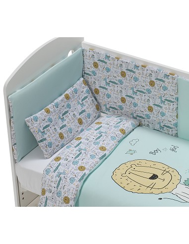 Coordinado Maxicuna 3 Pcs Mod Indara Verde