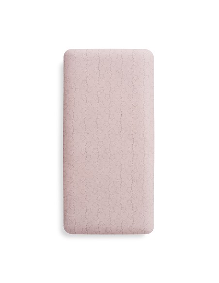 Set 2 Pcs Edredon Muselina Funda Nordica+Chichonera Modelo Estrellas Rosa Maquillaje