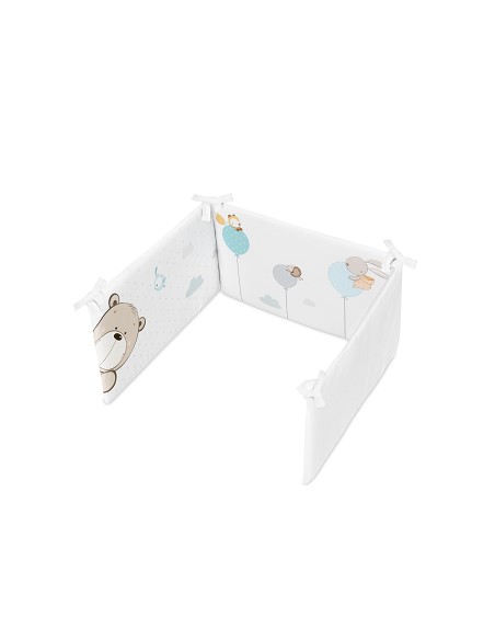 Set 2 Pcs Funda Nordica+Chichonera Desenfundable Mod. Jirafa Tren Menta