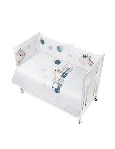 Set 2 Pcs Funda Nordica+Chichonera Desenfundable Mod....