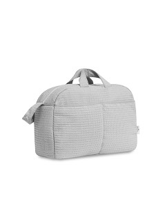 Bolso Maternal Nido de Abeja Gris