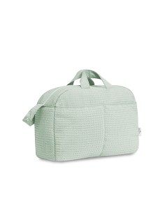 Bolso Maternal Nido de Abeja Menta