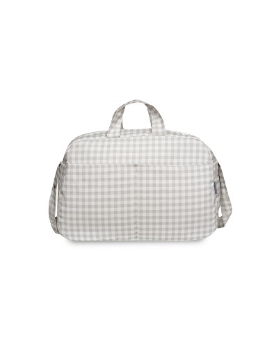 Bolso Maternal Vichy Gris