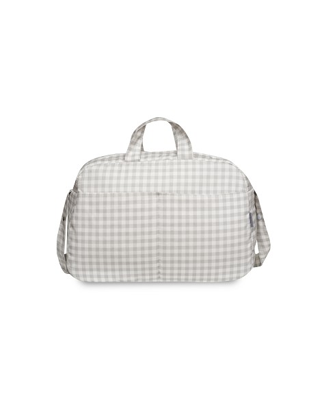 Bolso Maternal Vichy Gris
