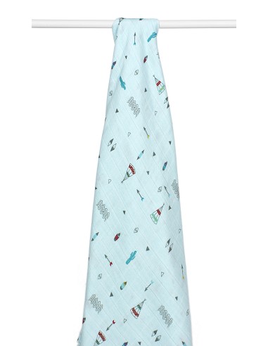 Muselina 1. 20X1. 20 Mod Cabaña Verde