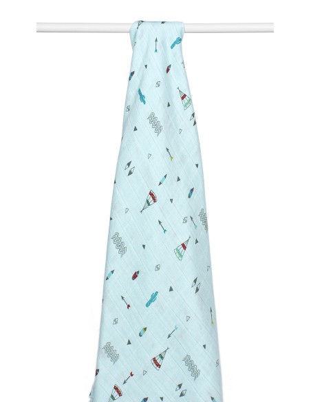 Muselina 1. 20X1. 20 Mod Cabaña Verde