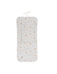 Colchoneta Reversible Nido Abeja+Animalitos Verde