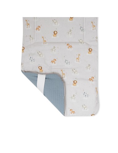 Colchoneta Reversible Nido Abeja+Animalitos...