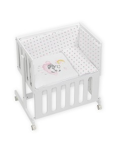Minicuna Colecho Minana+ Mod Panda Nube Rosa