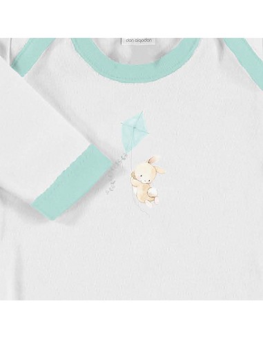 Set Regalo Body 4 Pcs 100% Alg Talla 0-6 Mod...