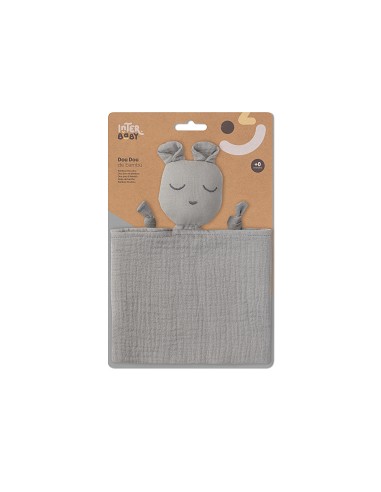 Dudu Muselina  Modelo Oso Gris Petroleo