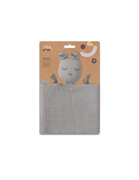 Dudu Muselina  Modelo Oso Gris Petroleo