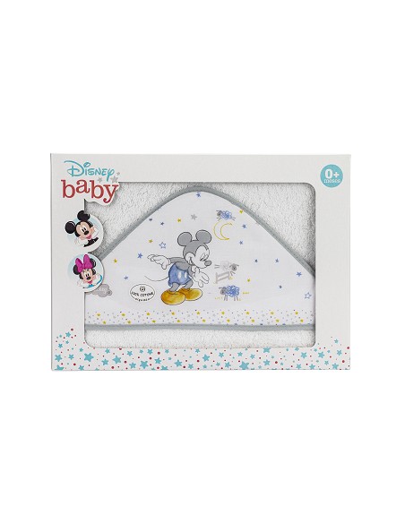 Capa de Baño Counting Sheep Mickey Bco/Gris