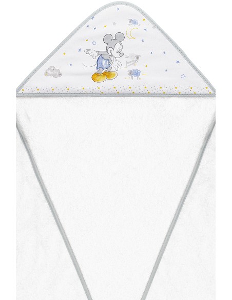 Capa de Baño Counting Sheep Mickey Bco/Gris
