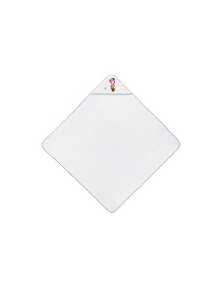 Capa de Baño  Mod Geo Minnie Bco/Gris