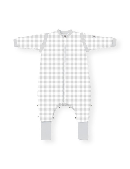 Mono Bebe Vichy Gris