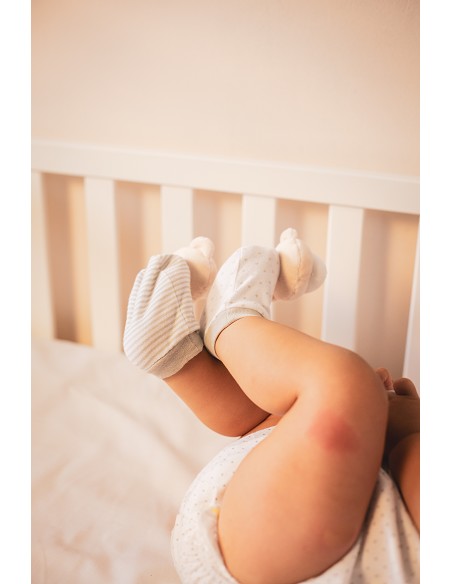 Set Sonajeros Para Pies y Muñecas Mod Osito Rosa