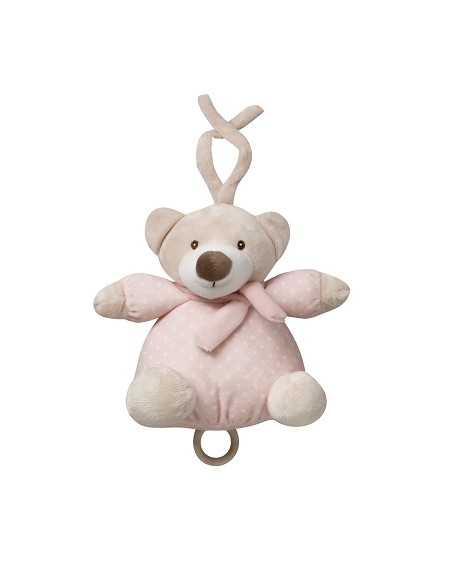 Peluche Musical Mod Osito Rosa