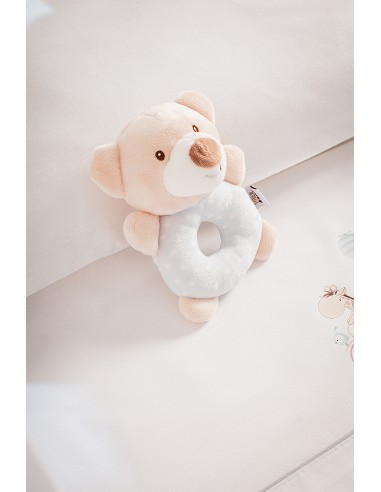 Sonajero Peluche Mod Osito Gris