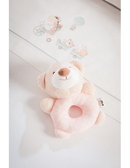 Sonajero Peluche Mod Osito Gris