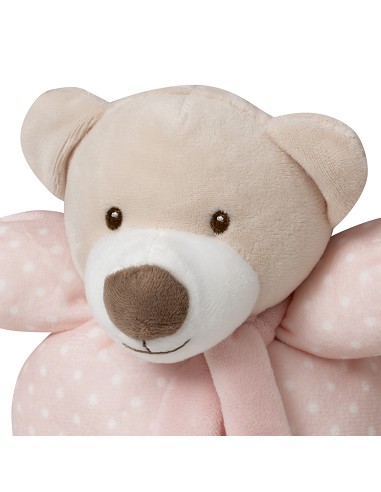 Peluche Grande Sonajero Mod Osito Rosa