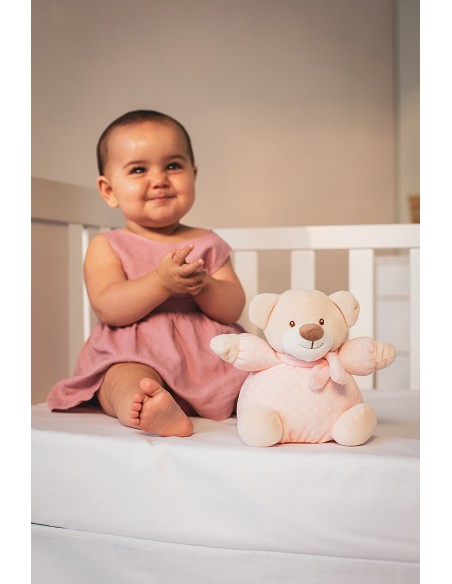 Peluche Grande Sonajero Mod Osito Rosa